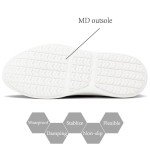 Men's Lightweight Casual Dress Sneakers - Khaki/White