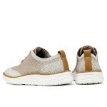 Men's Lightweight Casual Dress Sneakers - Khaki/White