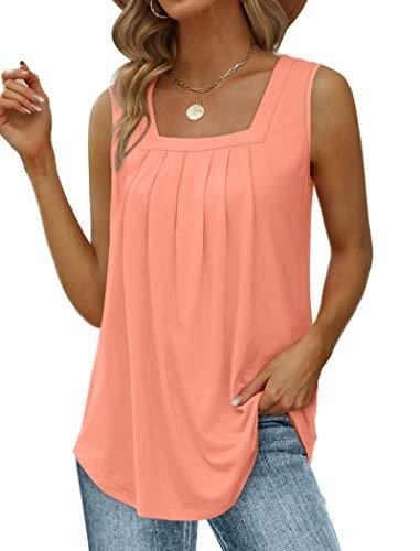 Trendy Coral Beach Tops for Women Under $10
