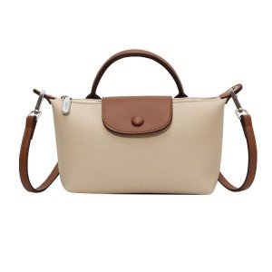 Chic Quilted Crossbody Bag for Women - Off White