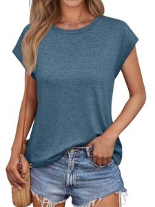 Cute Blue Summer Top for Women Under $10