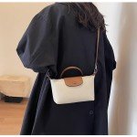 Chic Quilted Crossbody Bag for Women - Off White