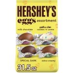 HERSHEY'S Easter Assorted Candy Eggs, 31.5 oz