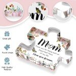 Cute Engraved Acrylic Puzzle Piece Gift for Mom