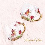 Cute Glass Coffee Mug for Mom and Girlfriend