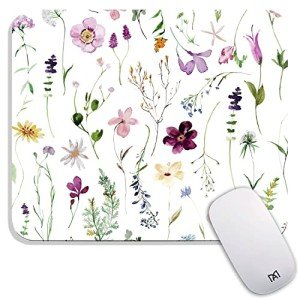 Floral Personalized Square Mouse Pad under $10