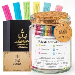 Bible Verse Jar - Christian Gift for Everyone