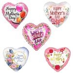 20pcs Heart Balloons for Mother's Day Celebrations