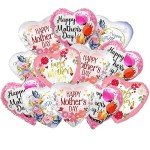 20pcs Heart Balloons for Mother's Day Celebrations