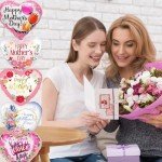 20pcs Heart Balloons for Mother's Day Celebrations