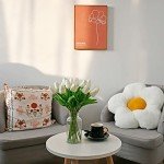 20pcs White Artificial Tulip Flowers for Decor
