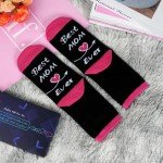 Funny “Best Mom Ever” Socks for Birthday Gift
