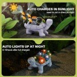 Cute Turtle Solar Garden Decor for Moms