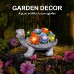 Cute Turtle Solar Garden Decor for Moms