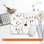 Floral Personalized Square Mouse Pad under $10