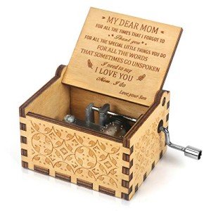 Personalized Hand Crank Music Box - U R My Sunshine