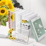 Heart-Shaped Plaque Gift for Mom from Kids