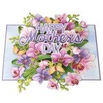 3D Mother's Day Pop-Up Cards with Envelope