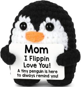 Cute Handmade Crochet Penguin Gift for Mom