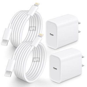 Fast Charging USB-C Wall Charger, 2 Pack