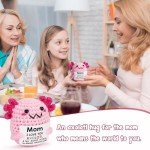 Cute Handmade Crochet Axolotl Gift for Mom