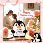 Cute Handmade Crochet Penguin Gift for Mom