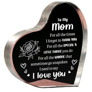 Acrylic Keepsake Gift for Mom - Heartfelt Touch