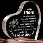Acrylic Keepsake Gift for Mom - Heartfelt Touch
