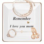 Personalized Ceramic Jewelry Tray for Mom