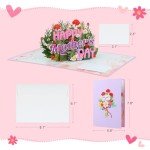 3D Pop Up Mother’s Day Card with Envelope