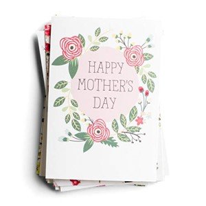 Floral Mother’s Day Cards Assortment – 24 Pack