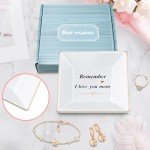 Personalized Ceramic Jewelry Tray for Mom