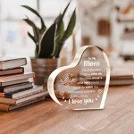 Acrylic Keepsake Gift for Mom - Heartfelt Touch