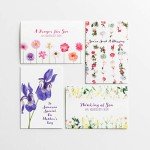 Floral Mother’s Day Cards Assortment – 24 Pack