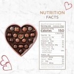 Red Foil Heart Chocolate Gift Box, 10 Ounce