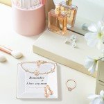 Personalized Ceramic Jewelry Tray for Mom