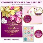 Gold Foiled 5x7 Religious Mom's Day Cards