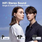 Bluetooth 5.3 Wireless Earbuds with Charging Case