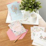 Floral Mother's Day Card Set (16 Cards)