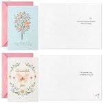 Floral Mother's Day Card Set (16 Cards)