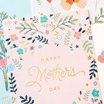 Floral Mother's Day Card Set (16 Cards)