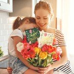 16 Pack Gold Mother's Day Greeting Cards Set