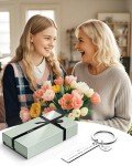 Stainless Steel Keychain Gifts for Mom & Grandma