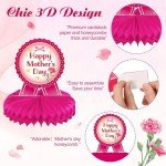 Mother's Day Honeycomb Centerpiece Decorations - 8 Pack