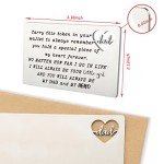 Engraved Wallet Card Insert Gifts for Dad