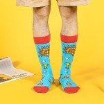 Funny Super Dad Socks for Men and Grandpa