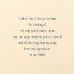 Heartfelt Father's Day Card for Family