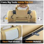 Compact Roll-Up Tool Bag with 2 Pouches