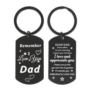 Love You Dad Keychain - Perfect Gift Under $10