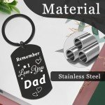 Love You Dad Keychain - Perfect Gift Under $10